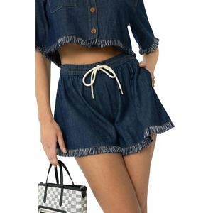 NEW ZIMMERMANN rhiannon denim shorts in atlantic